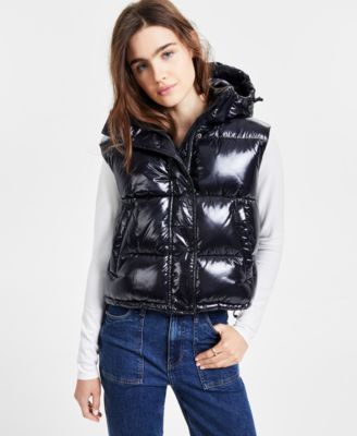 S13 - Women's Highland Hooded Water-Resistant Puffer Vest