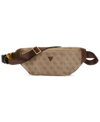 GUESS - Men's Vezzola Water-Resistant Printed Belt Bag