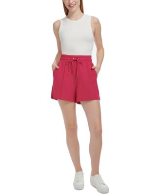 Marc New York - Women's Lightweight Stretch-Weave Drawstring Shorts