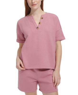 Marc New York - Women's French Terry Henley Top