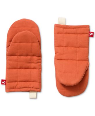 Hedley & Bennett - Quilted Solid-Color Oven Mitts, Set of 2