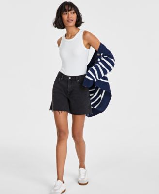 On 34th - Women's Sleeveless Ribbed Bodysuit