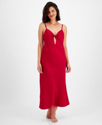 I.N.C. International Concepts - Women's Satin Bow Nightgown