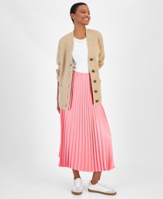 On 34th - Women's Long Patch Pocket Cardigan