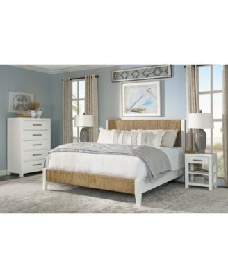 Furniture - Catriona 3pc Bedroom Set (Queen Woven Bed, Chest, Open Nightstand)