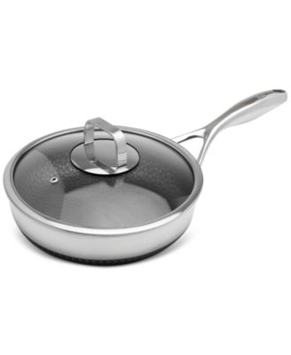 Livwell - DiamondClad 10" Hybrid Nonstick Stainless Steel Frypan with Lid