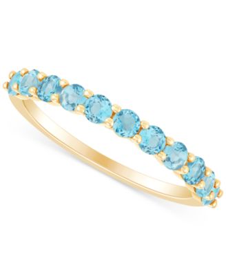Macy's - Amethyst Narrow Band (5/8 ct. t.w.) in 14k Gold (Also in Additional Gemstones)