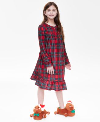 Holiday Lane - Toddler & Little Girls Winterton Plaid Nightgown