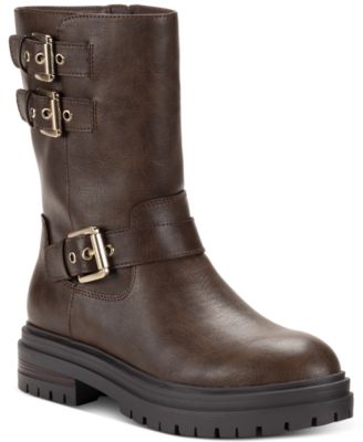 Sun + Stone - Women's Onnyx Engineer Booties