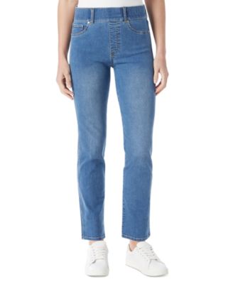 Gloria Vanderbilt - Women's Shape Effect Pull-On Straight-Leg Jeans