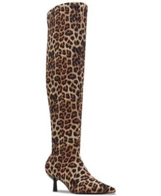 Madden Girl - Deserai Wide Calf Over-The-Knee Kitten Heel Boots