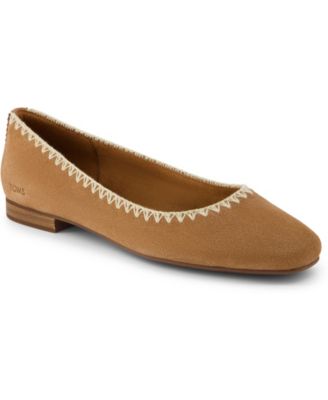 TOMS - Women's Briella Square-Toe Slip-On Ballet Flats