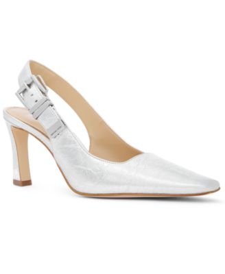 Michael Kors - Women's Darrington Leather Slingback Pumps