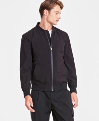 Alfani - Men's Regular-Fit Water-Resistant Full-Zip Bomber Jacket