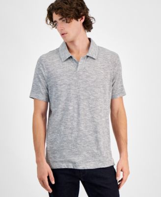 Michael Kors - Men's Classic-Fit Textured Space-Dyed Polo Shirt
