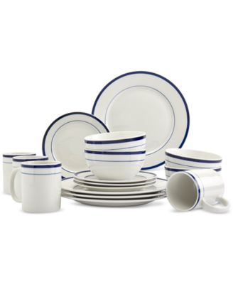 Studio TU - Round Ceramic 16-Pc. Dinnerware Set, Service for 4