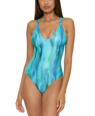 Becca - Women's Metallic One-Piece Swimsuit