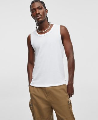 Mode of One - Men's Textured-Knit Tank Top