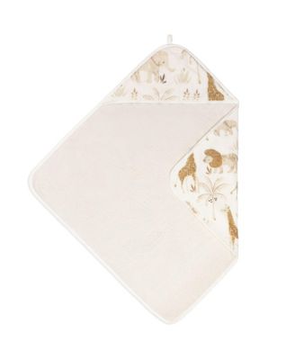 Crane Baby - Infants Safari Animal Kendi Hooded Towel