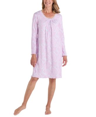 Miss Elaine - Women's Soft Paisley-Print Nightgown