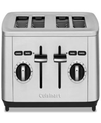 Cuisinart - Stainless Steel 4-Slice Toaster, CPT-14WM