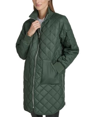 Marc New York - Women's Quilted Longline Jacket