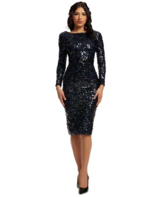 Dress the Population - Women's Emery Sequined Dress