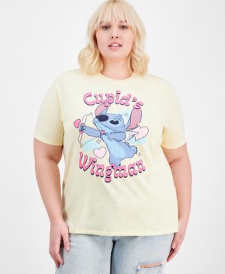 Disney - Trendy Plus Size Stitch Cupid T-Shirt