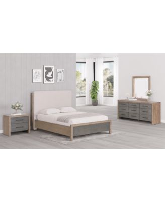 Furniture - Portmore 3pc Queen Set (Upholstered Bed, Dresser & 2-Drawer Nightstand), Created for Macy's
