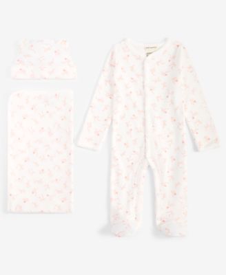 First Impressions - Baby Boys 3-Pc. Elephant-Print Gift Set