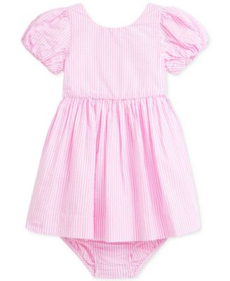 Polo Ralph Lauren - Baby Cotton Striped Seersucker Dress
