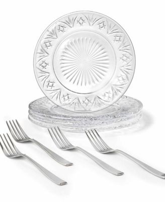 Godinger - Dublin 4-Pc. Cocktail Plate Set