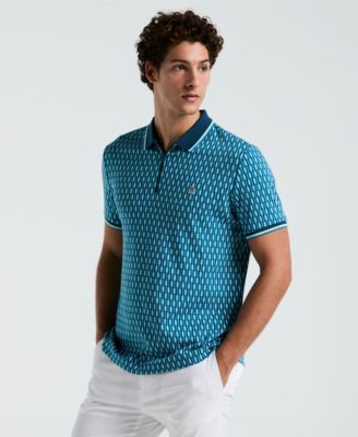 Original Penguin - Men's Slim Fit Short Sleeve Tipped Jacquard Polo Shirt