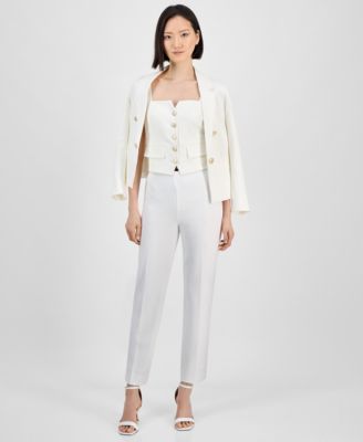 Anne Klein - Women's Hollywood Straight-Leg Ankle Pants