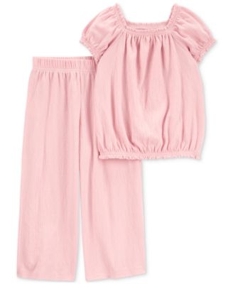Carter's - Toddler Girls Top & Pull-On Pants, 2-Piece Set