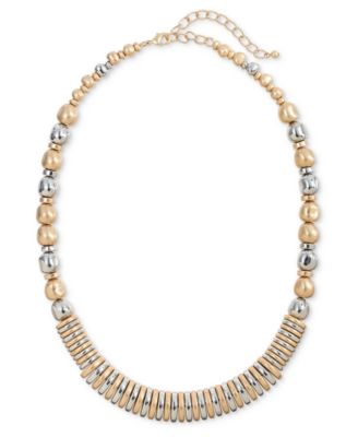 Style & Co - Two-Tone Beaded All-Around Necklace
