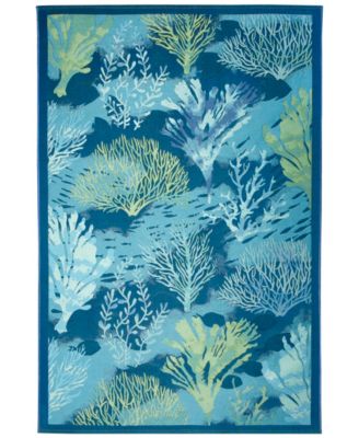 Liora Manne' - Marina Coral Garden Rug Collection