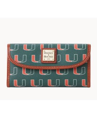 Dooney & Bourke - Women's Miami Hurricanes Team Color Continental Clutch