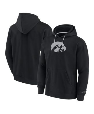 Fanatics - Men's Black Iowa Hawkeyes Pace Pullover Hoodie