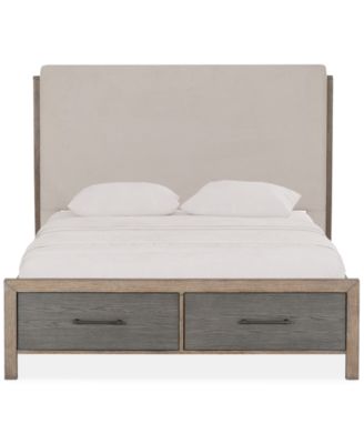 Furniture - Portmore Queen Upholstered Storage Bed, Created for Macy's