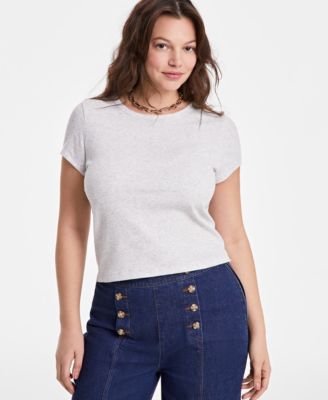 On 34th - Women's Short-Sleeve Crewneck Baby Tee