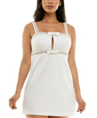 SENI & CADE - Juniors' Embellished Bodycon Mini Dress