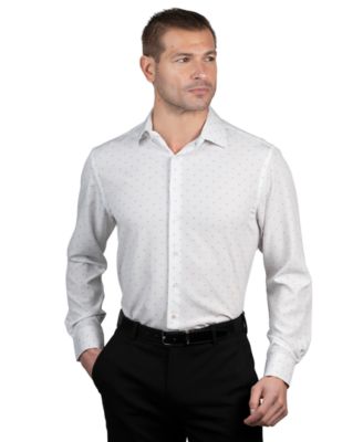 Nautica - Men's Slim-Fit Geo-Dot Dress Shirt