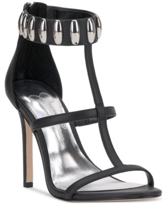 Jessica Simpson - Women's Juniya T-Strap Studded Stiletto Sandals