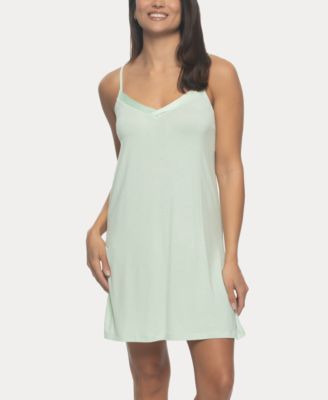Felina - Women's Elysees Sleeveless Satin V-Neck Chemise
