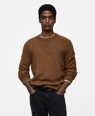 MANGO - Men's Wool And Cotton blend Knitted Sweater