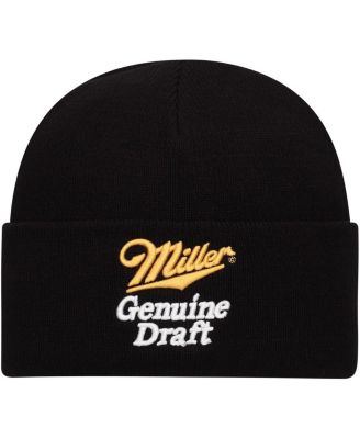 American Needle - Men's Black Miller Genuine Draft Cuffed Knit Hat