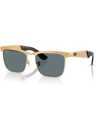 Ray-Ban - Unisex Wayfarer Deluxe Polarized Sunglasses, RB3875