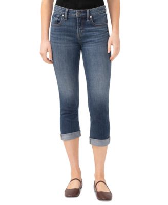 Silver Jeans Co. - Women's Suki Mid-Rise Curvy Capri Jeans