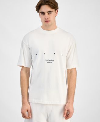 Hugo Boss - Men's Duwrite Oversized-Fit Graphic T-Shirt